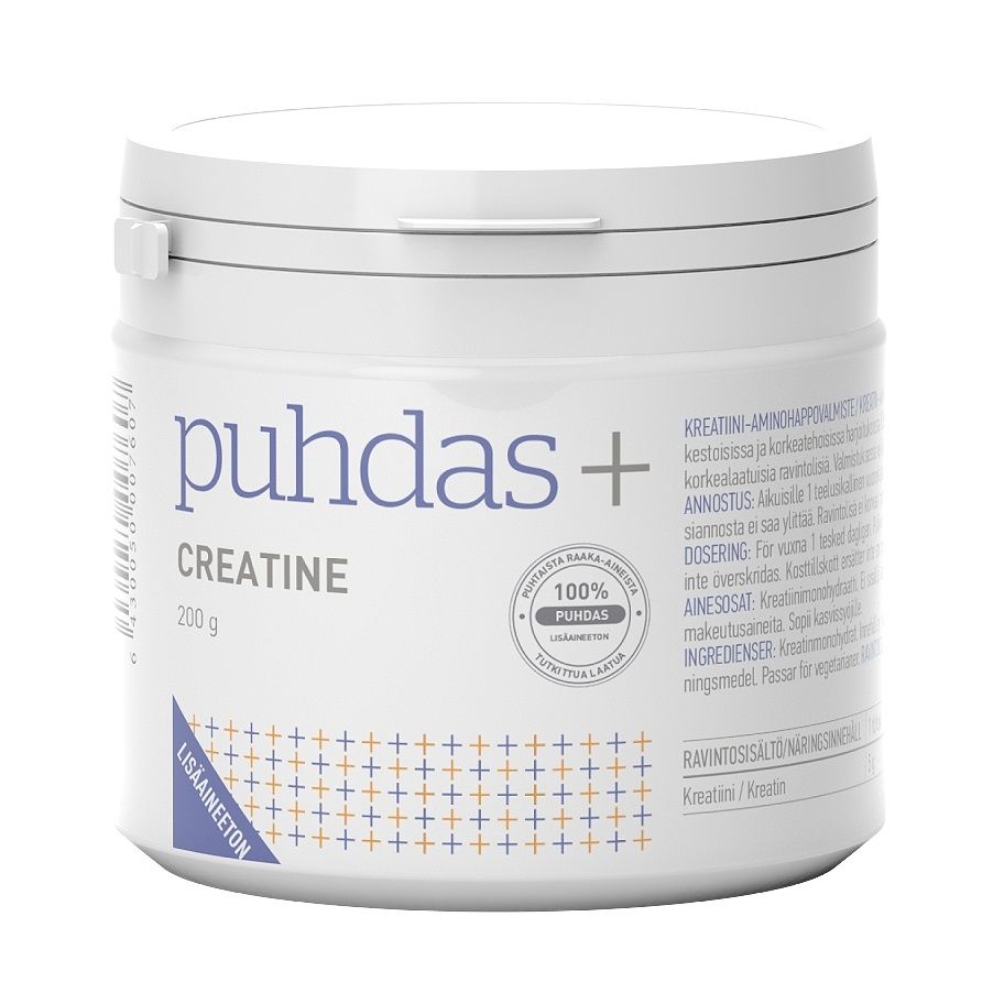 Kuva Puhdas+ Creatine kreatiini, 200 g