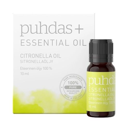Kuva Puhdas+ Essential Citronella Oil sitronellaöljy, 10 ml