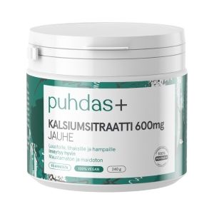 Kuva Puhdas+ Kalsiumsitraatti 600 mg 240 g
