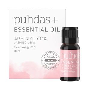 Kuva Puhdas+ 100% eteerinen jasmiini öljy 10 %, 10 ml