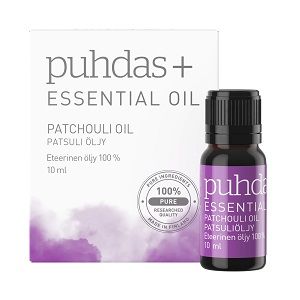Kuva Puhdas+ 100 % eteerinen patchouliöljy, 10 ml