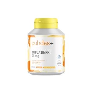Kuva Puhdas+ Supersinkki 25 mg 120 vegekaps