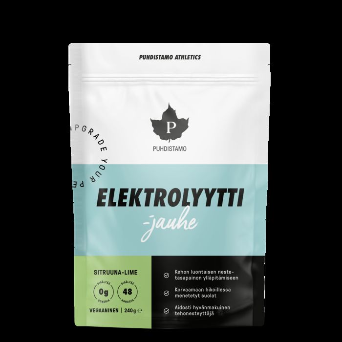 Kuva Puhdistamo Elektrolyyttijauhe sitruuna lime, 240 g