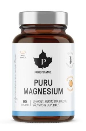 Kuva Puhdistamo Puru Magnesium 90 tabl