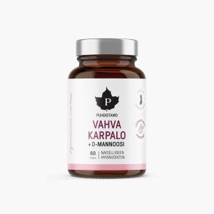 Kuva Puhdistamo Vahva Karpalo + D-mannoosi 60kaps 
