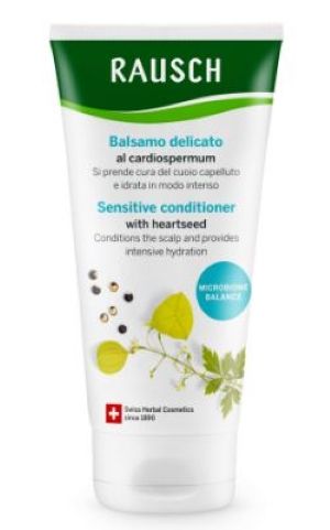 Kuva Rausch Herkän hiuspohjan Sydänsiemen hoitoaine 150 ml
