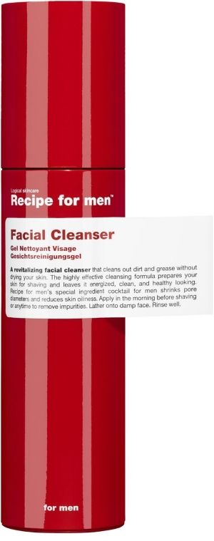 Kuva Recipe for men Facial Cleanser 100 ml