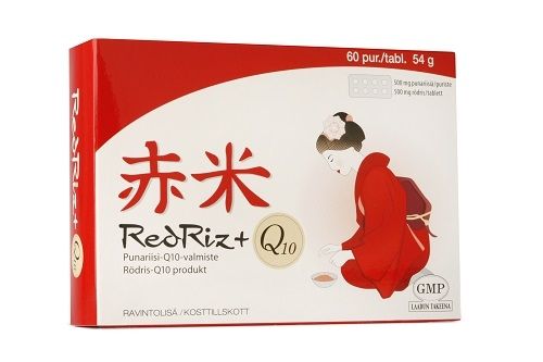 Kuva Red Riz + Q10 punariisi-Q10-valmiste, 60 tabl.
