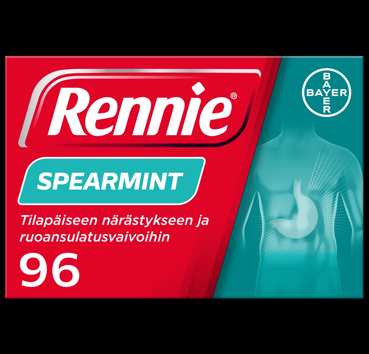Kuva RENNIE SPEARMINT 96  imeskelytablettia