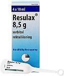 Kuva Resulax, rektallösning, 8,5 g, 4X10 ml