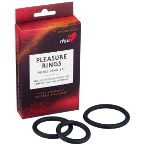 Kuva RFSU Pleasure Rings Penisrengas 3 kpl