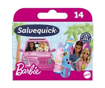 Kuva Salvequick Barbie lastenlaastari 14kpl