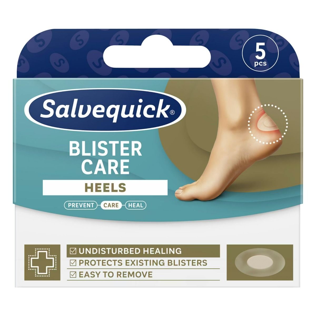 Kuva Salvequick Blister Care Heels rakkolaastari 5kpl