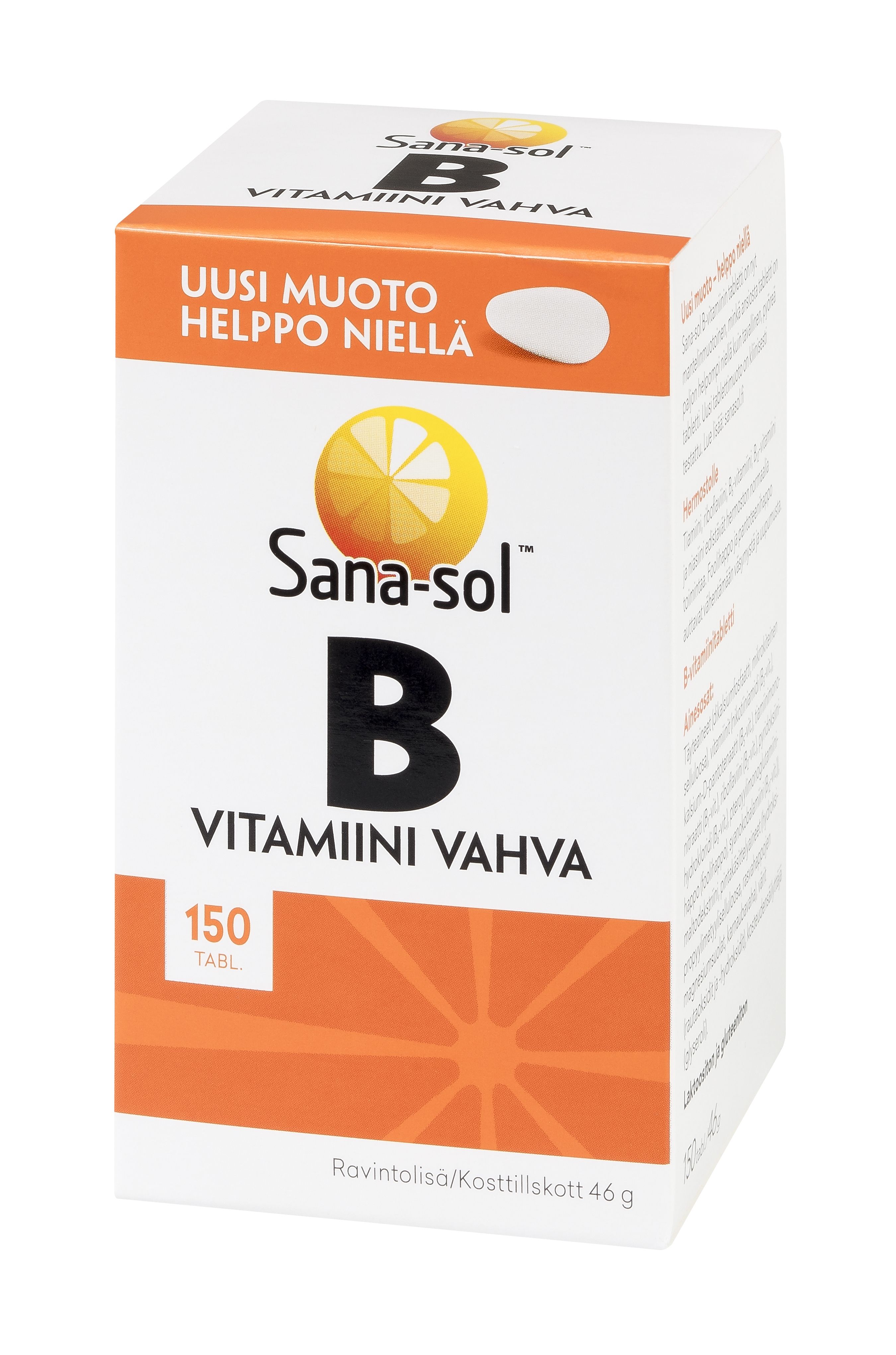 Kuva Sana-sol Vahva B-vitamiini, 150 tabl