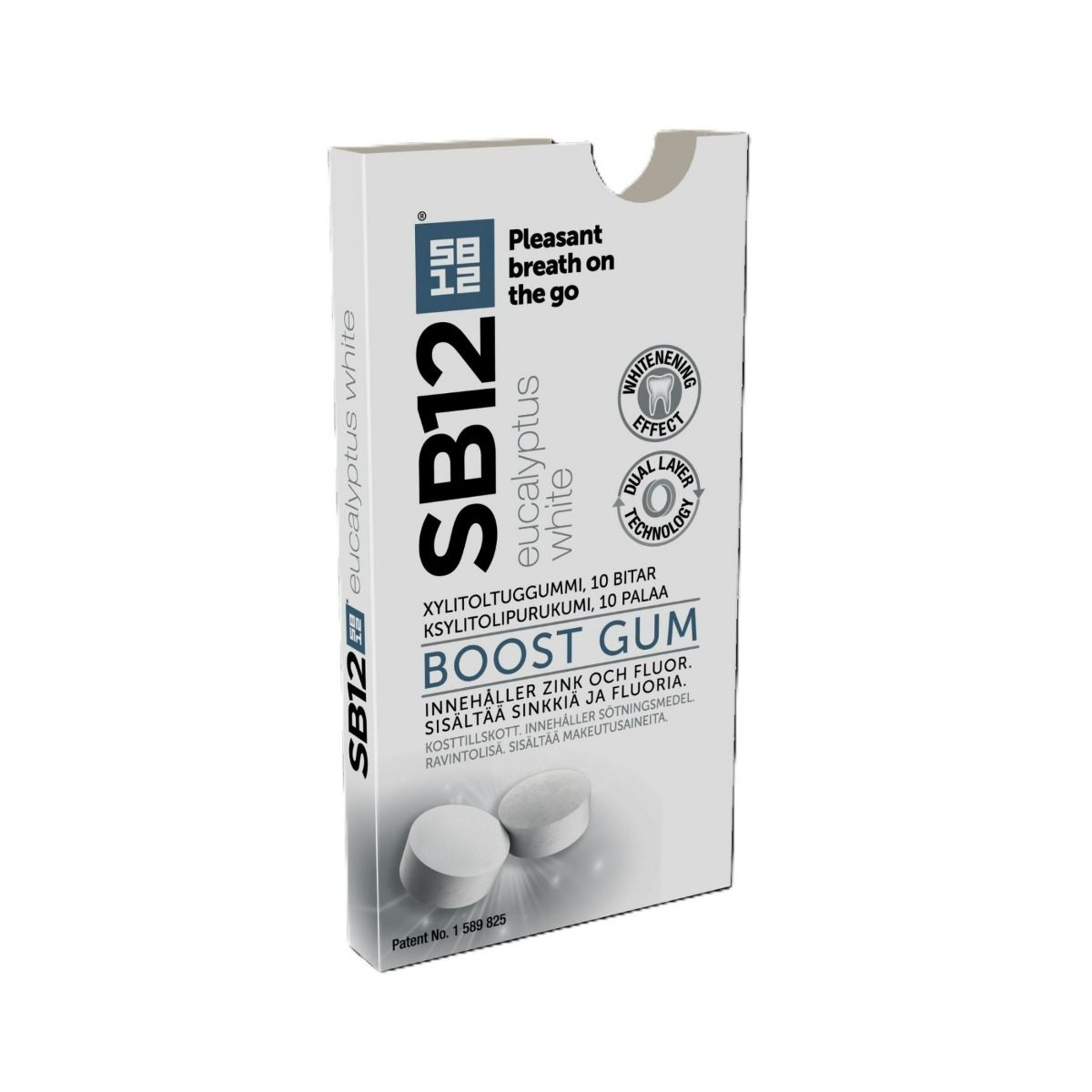 Kuva SB12 Boost Eucalyptus White Purukumi 10 kpl