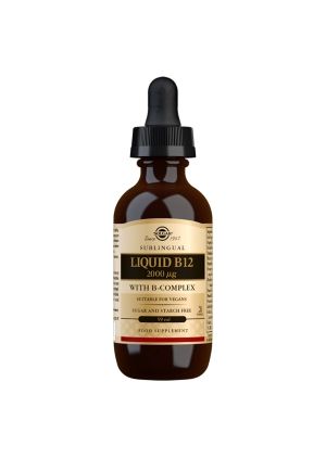 Kuva Solgar B12-vitamiini + B-Complex nestemäinen, 59 ml.