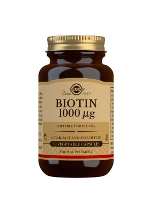 Kuva Solgar Biotiini 1000 µg, 50 kaps.