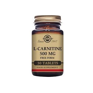 Kuva Solgar L-Karnitiini 500 mg 30 tabl