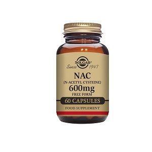 Kuva Solgar N-Asetyyli L-Kysteiini (NAC) 600 mg, 60 kaps