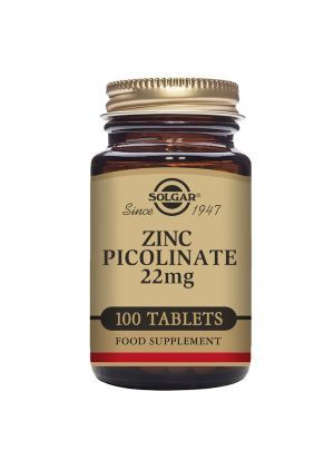 Kuva Solgar Sinkkipikolinaatti 22 mg, 100 tabl