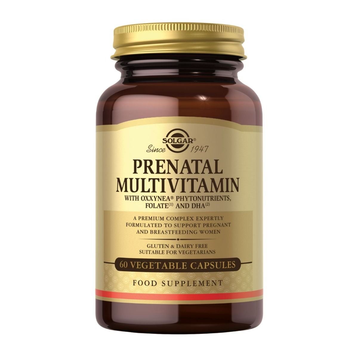 Kuva Solgar® Prenatal Multivitamin with Oxxynea® Phytonutrients, Folate and DHA 60 kaps