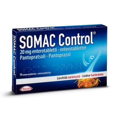 Kuva SOMAC CONTROL 20 mg 14 fol enterotabl