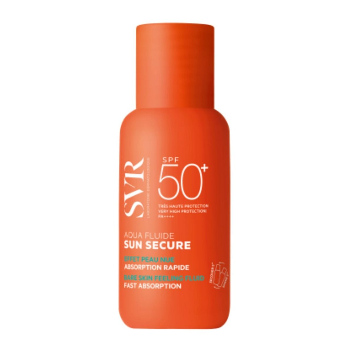 Kuva SVR Sun Secure Aqua Fluide SPF50+ kevyt aurinkovoide kasvoille 50 ml