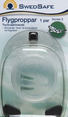 Kuva SwedSafe Lentokorvatulpat Flyg, Small 1 pari