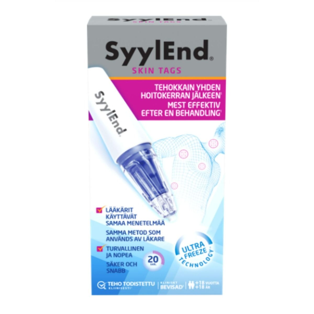 Kuva SyylEnd Skin tags jäädytyskynä 21 ml