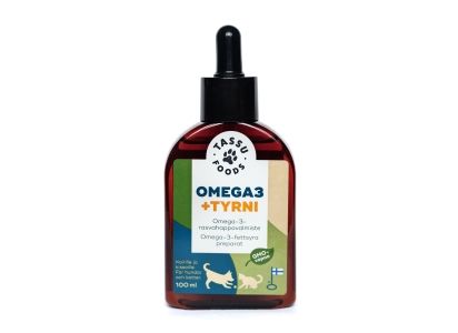 Kuva Tassu Foods Omega3 + Tyrni 100 ml
