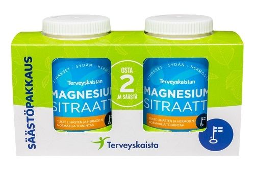 Kuva Terveyskaista Magnesiumsitraatti säästöpakkaus, 2 x 120 tabl 