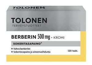 Kuva Tolonen Berberin + Kromi 500 mg 120 kaps.