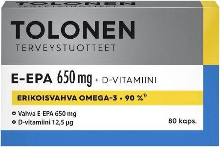 Kuva Tolonen E-EPA 650mg 80 kaps
