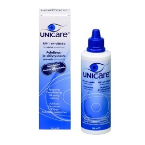 Kuva Unicare all-in-one liuos pehmeille piilolinsseille 240ml