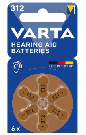 Kuva Varta Kuulokojeparisto V312 6kpl