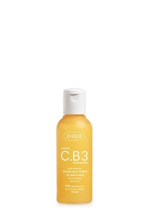 Kuva Ziaja C.B3 vitamiini kuoriva 1 % AHA-PHA kasvovesi 120 ml