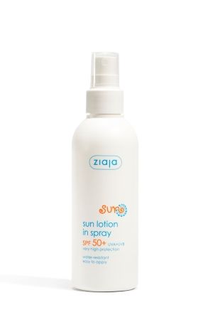Kuva Ziaja Sun aurinkovoidesuihke SK50 170ml
