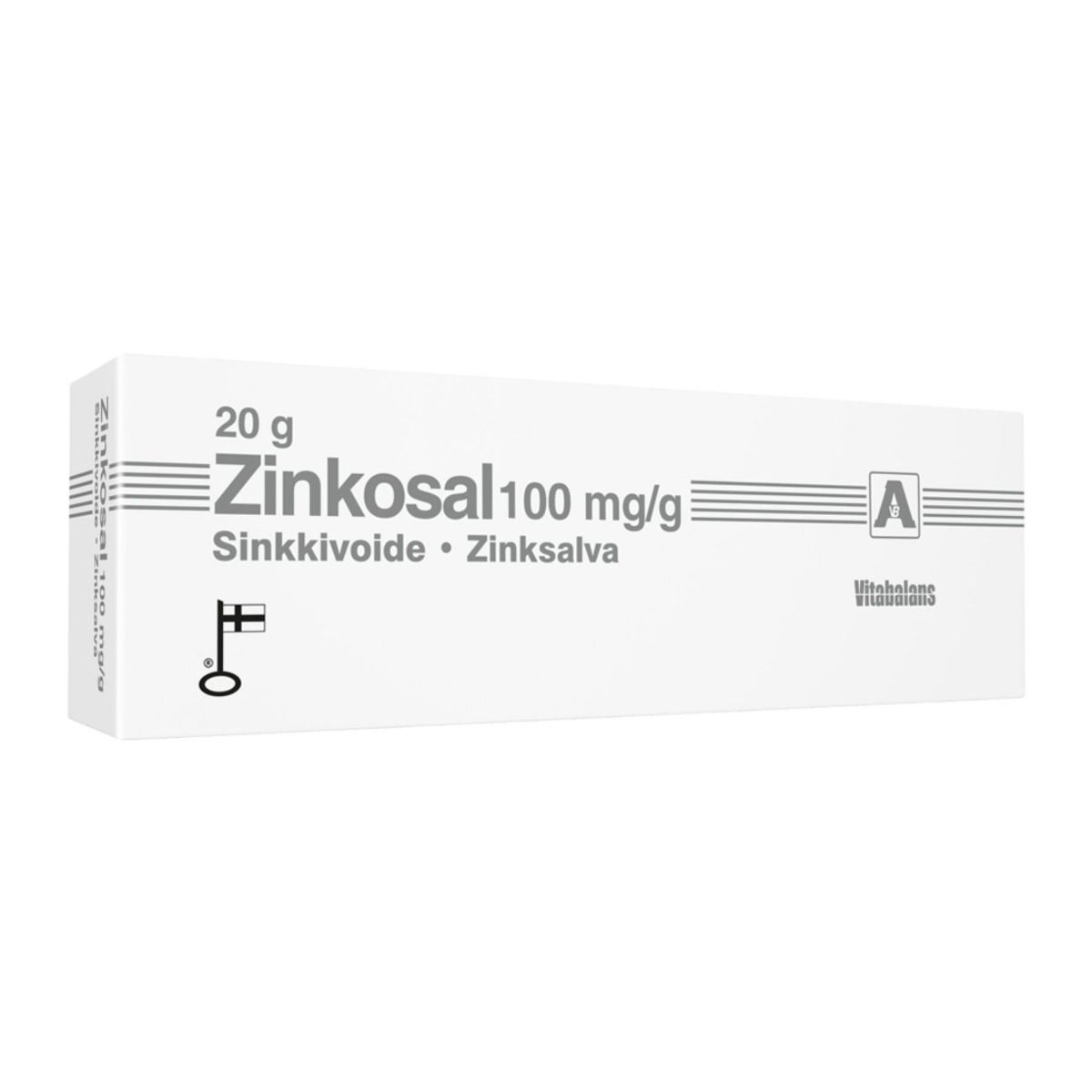 Kuva Zinkosal 100 mg /g 20 g