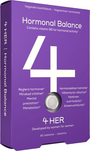 4Her Hormonal Balance ravintolisä naisille 60 kpl