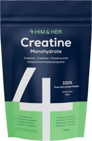 4Him&Her Creatine - Kreatiinimonohydraatti ravintolisä 500g