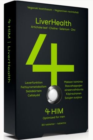 4Him LiverHealth ravintolisä miehille 60 kpl
