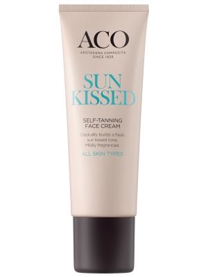ACO Sun Sunkissed Self-Tanning Face Cream hajustettu 50 ml