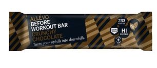 Allévo Before Workout Bar Crunchy Chocolate, 65 g