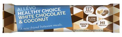 Allévo Healthy Choice Bar White Chocolate & Coconut, 2-pack