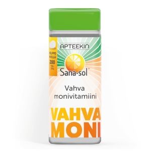 Apteekin Sana-sol Vahva Monivitamiini 200 tabl./190 g