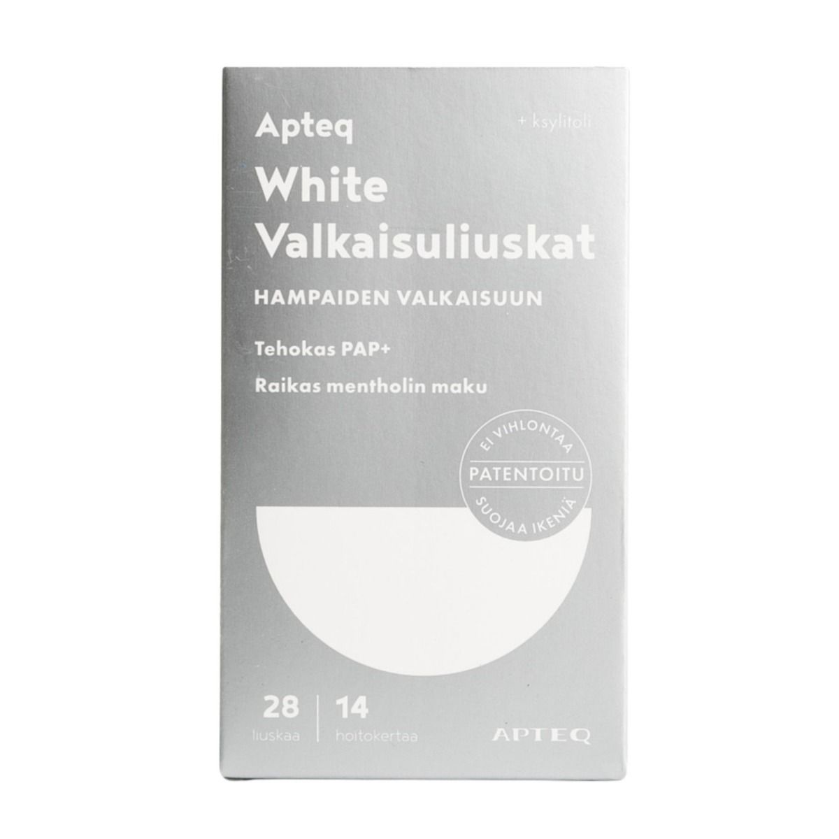 Apteq White valkaisuliuskat 28 kpl