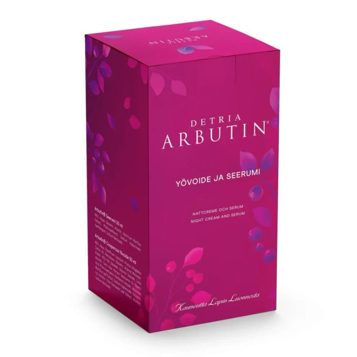 Arbutin Lahjapakkaus Seerumi 30 ml + Yövoide 50 ml