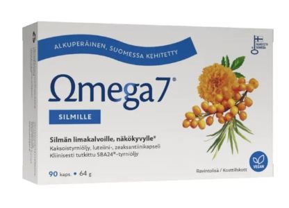 Omega7 SBA24® + Luteiini Silmille 90 kaps