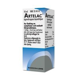 Artelac ögondroppar, 3,2mg/ml, 10 ml