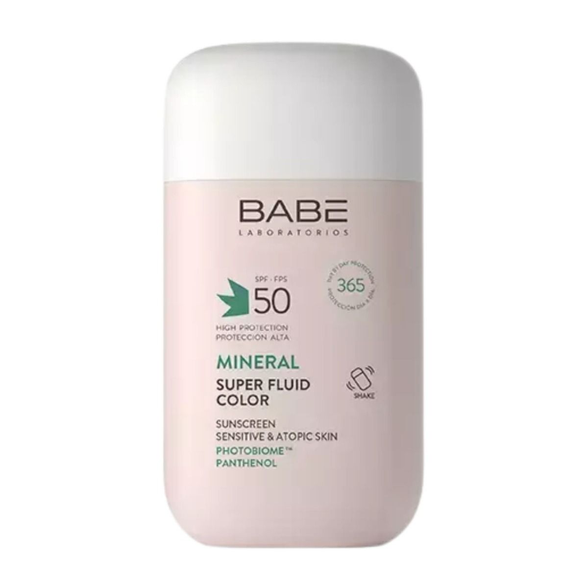 Babe Mineral Sunscreen Super Fluid Color 50 SPF sävyttävä aurinkovoide 50 ml